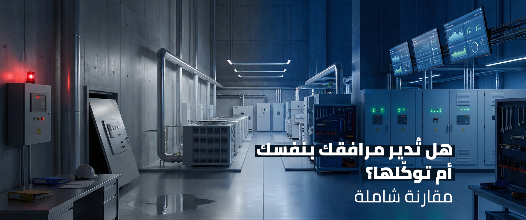 هل تُدير مرافقك بنفسك أم توكّلها؟ مقارنة شاملة